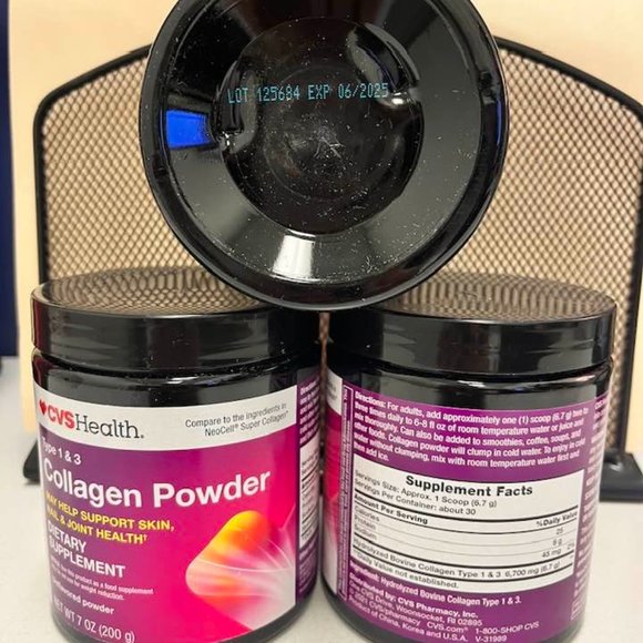CVS Health Collagen Powder for Skin, Nail & Joint Health, Unflavored, 7 OZ - Picture 1 of 4